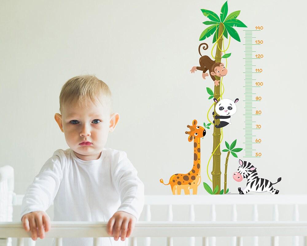 Chart Height Growth Wall Art Sticker - Nursery  Kid Measurement Ruler Vinyl Decal - Decords