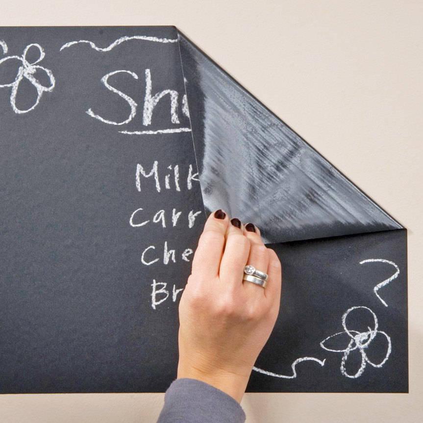 Chalkboard Wall Sticker - Large Chalk Board Decal For Kitchen Classroom Door Menu Decor - Decords