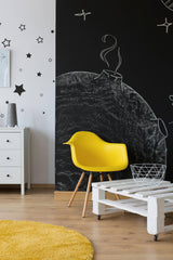 Chalkboard Wall Sticker - Large Chalk Board Decal For Kitchen Classroom Door Menu Decor - Decords