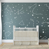 Constellation Stickers Zodiac Wallpaper Sticker - Star Stickers For Wall - 79 x 79 inches (200 x 200 cm)) - Decords