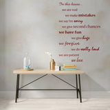 House Wall Quote Sticker - In This House Decal Art Family Rules Quotes - Decords