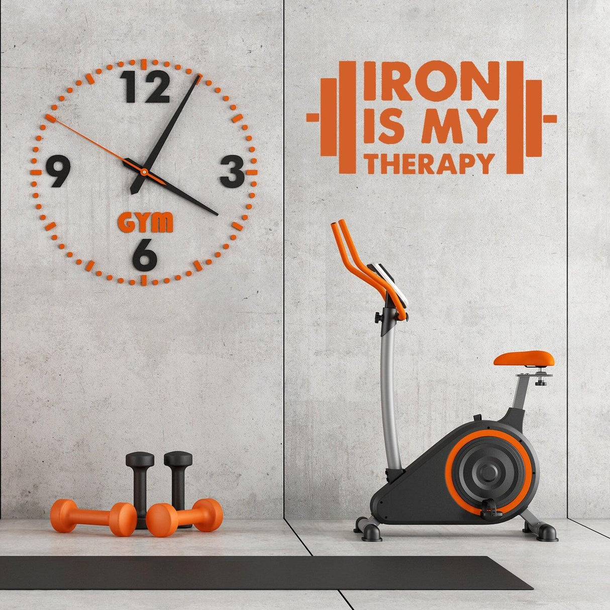 Bodybuilding Wall Gym Vinyl Sticker - Fitness Decor Workout Decal - Decords