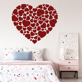 Heart Sticker Art Vinyl Love Decal - Mini Labels Valentine Decals Hearts - Decords