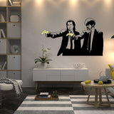 Banksy Pulp Fiction Sticker - Wall Art Vinyl Movie Jackson Pop Decal - Decords