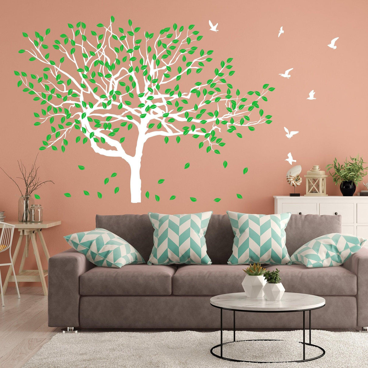 Tree Sticker Decal - Wall Birch Art Vinyl Nursery Stickers - Decords