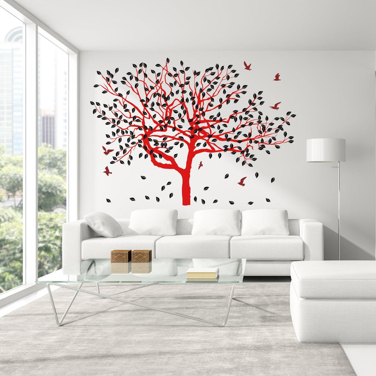 Tree Sticker Decal - Wall Birch Art Vinyl Nursery Stickers - Decords