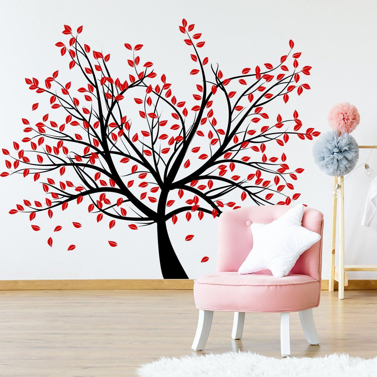 Tree Sticker Decal - Wall Birch Art Vinyl Nursery Stickers - Decords