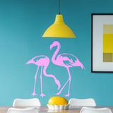 Flamingo Decal Pink Sticker - Tropical Art Cute Wall Decor Vinyl Stickers - Decords