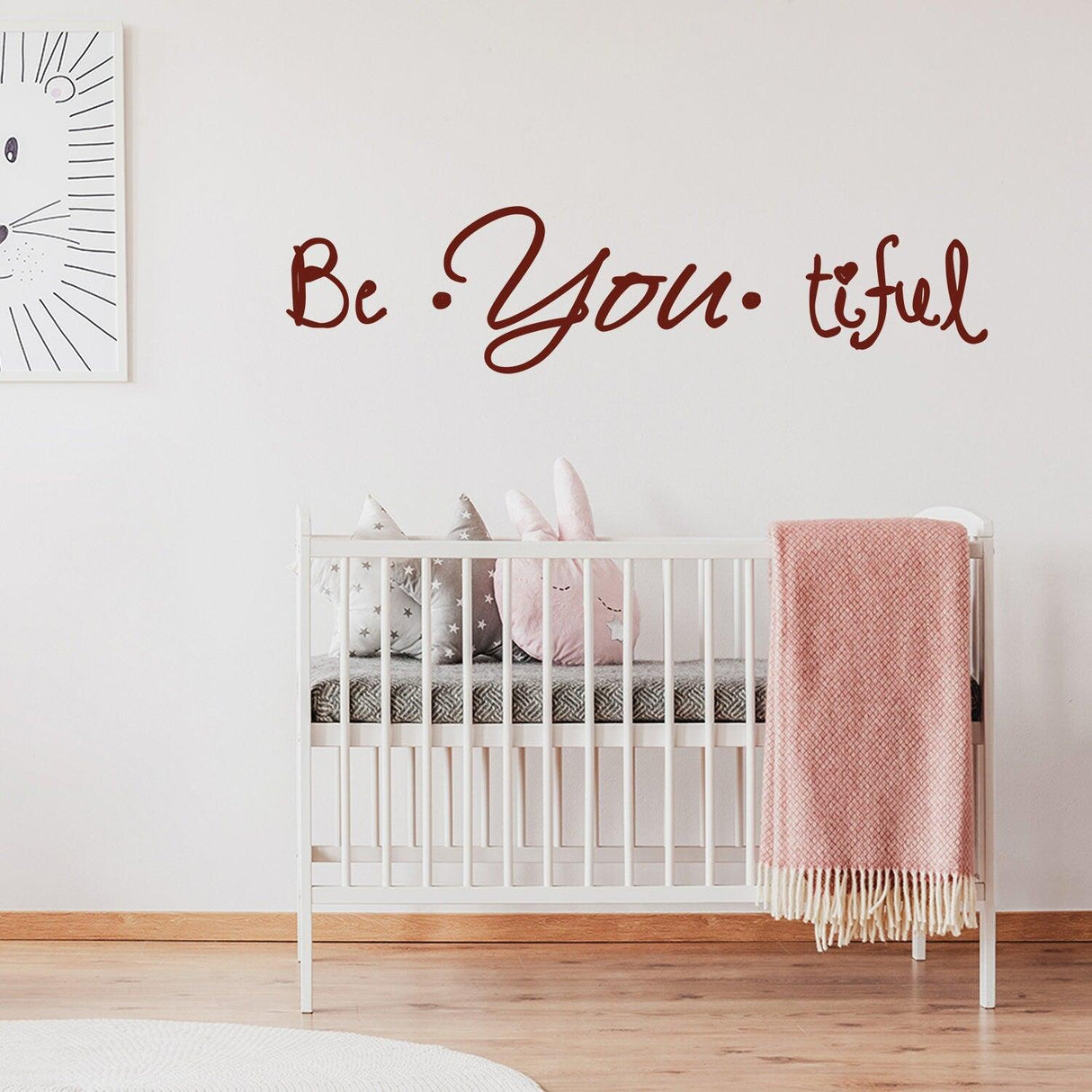 Beautiful Quote Wall Sticker - Be You Own Kind Of Tiful Beyoutiful Art Vinyl Decal - Decords