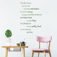 House Wall Quote Sticker - In This House Decal Art Family Rules Quotes - Decords