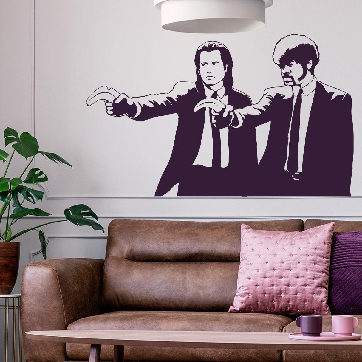 Banksy Pulp Fiction Sticker - Wall Art Vinyl Movie Jackson Pop Decal - Decords