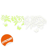 Glow At Night Decal Branch Wall Sticker - Glowing Vinyl In Dark Flower The Branches - Decords