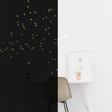 Night Glowing Star Wall Stickers - Glow In The Dark Stars Art Vinyl Decals Luminescent Luminous Light Effect Constellations Ceiling Sticker - Decords