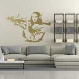 Banksy Mona Lisa Wall Sticker - Laptop Car Tablet Da Vinci Joconda Art Vinyl Decal - Decords