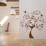 Nursery Tree Wall Art  Sticker -  Nature Plant Botanical Waterproof Vinyl Decal - Decords