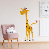 Nursery Giraffe Vinyl Wall Sticker - Baby Art Cute Funny Gift Animal Decor Decal - Decords