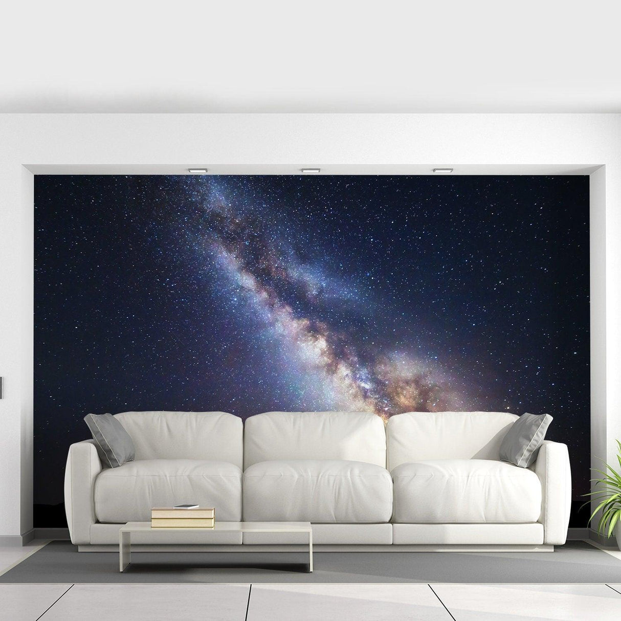 Deep Outer Space Wallpaper Art Decor Decal - 3d Galaxy Kid Nursery Room Removable Wall Sticker - Decords