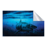 Ocean Shark Wallpaper Art Decal - Underwater 3d Decor Wall Paper Removable Sticker - Decords