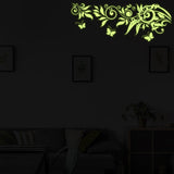 Glow At Night Decal Branch Wall Sticker - Glowing Vinyl In Dark Flower The Branches - Decords