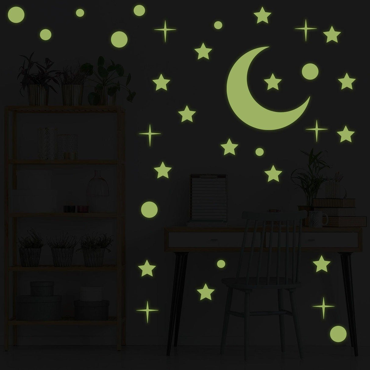 Glowing Ceiling Stickers- Starry Sky Wall Decal - Decords