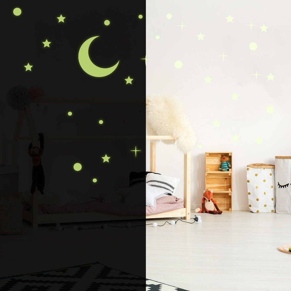 Glowing Ceiling Stickers- Starry Sky Wall Decal - Decords