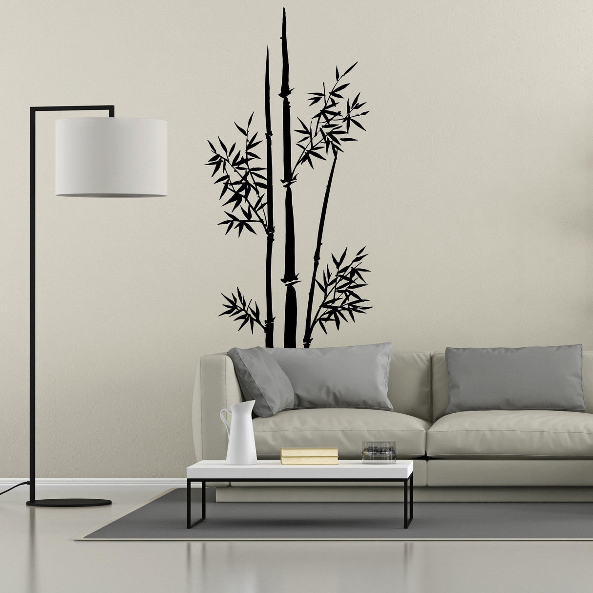 Bamboo Wall Vinyl Sticker - Large Art Decor Stalk Set Door Home Design Decal - Decords