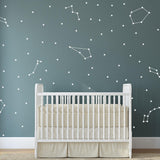 Constellations Vinyl Wall Stickers - Zodiac Star Space Ceiling Art Decals - Decords