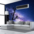 Deep Outer Space Wallpaper Art Decor Decal - 3d Galaxy Kid Nursery Room Removable Wall Sticker - Decords