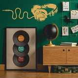 Headphones Vinyl Wall Sticker - Music Art Dj Die cut Weatherproof Decal - Decords