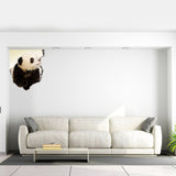 3d Art Animal Hole In Wall Sticker - Vinyl Decor Broken Illusion Peel And Stick Decal - Decords