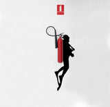 Scuba Diver Wall Sticker - Fire Extinguisher Deep Dive Silhouette Vinyl Gift Decal - Decords