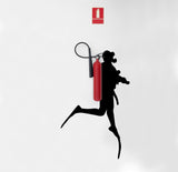 Scuba Diver Wall Sticker - Fire Extinguisher Deep Dive Silhouette Vinyl Gift Decal - Decords