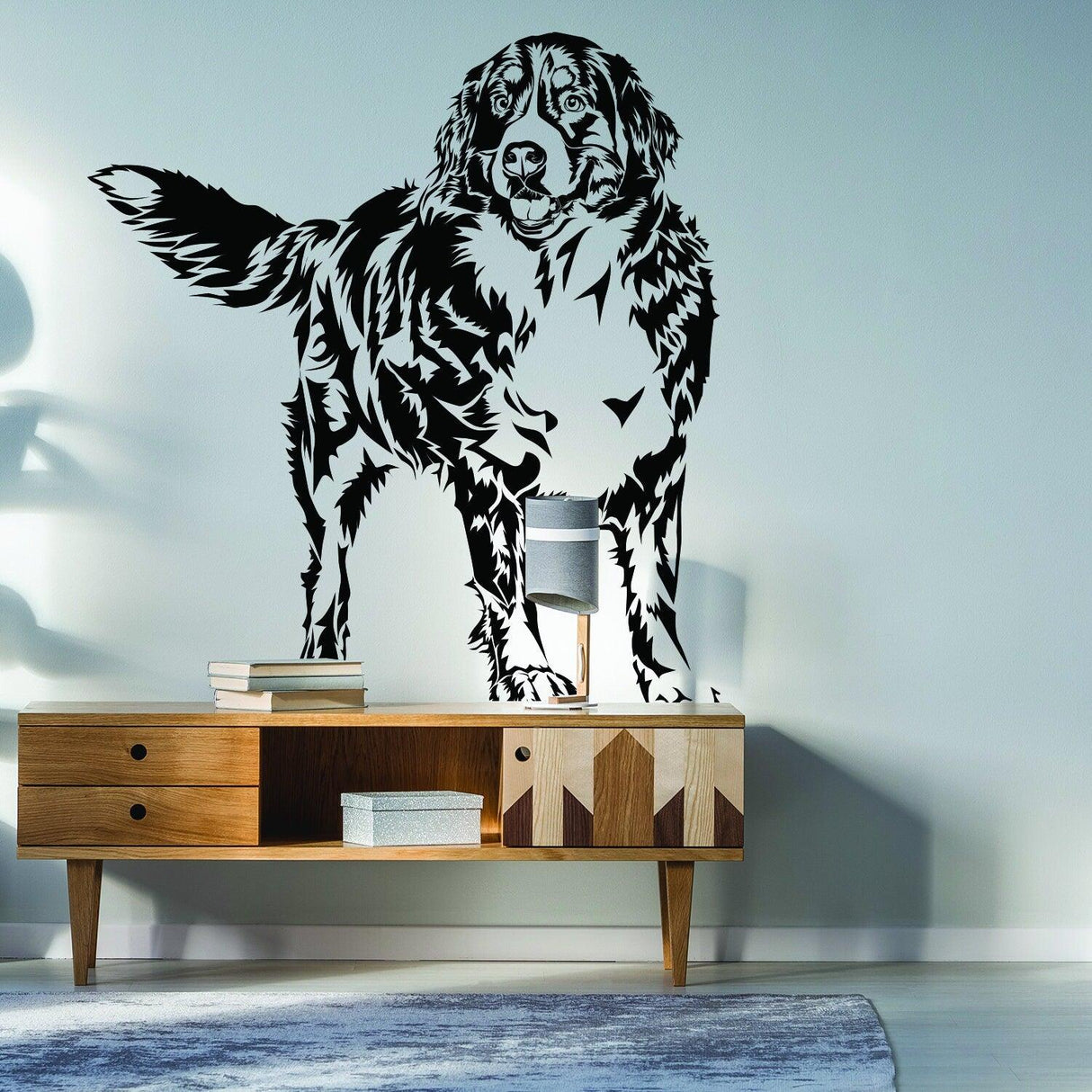 Custom Wall Decal Of Your Pet - Personalized Dog Lover Portrait Vinyl Sticker Gift Idea - Decords