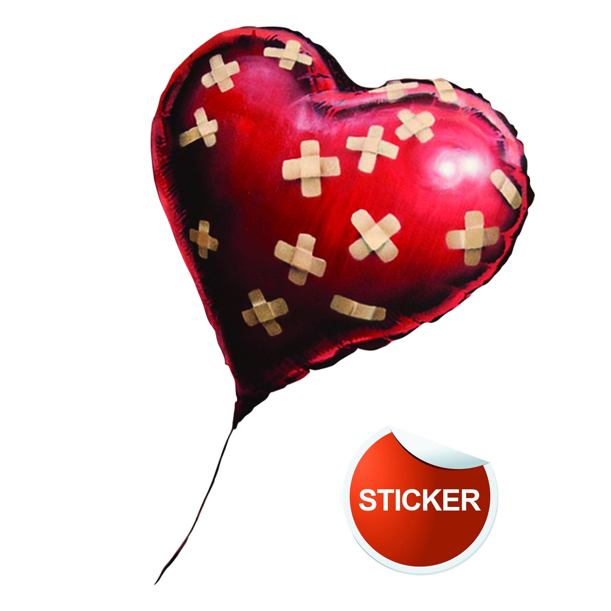 Banksy Heart Balloon Vinyl Wall Sticker - Art Home Decor Cool And Premium Waterproof Decal - Decords