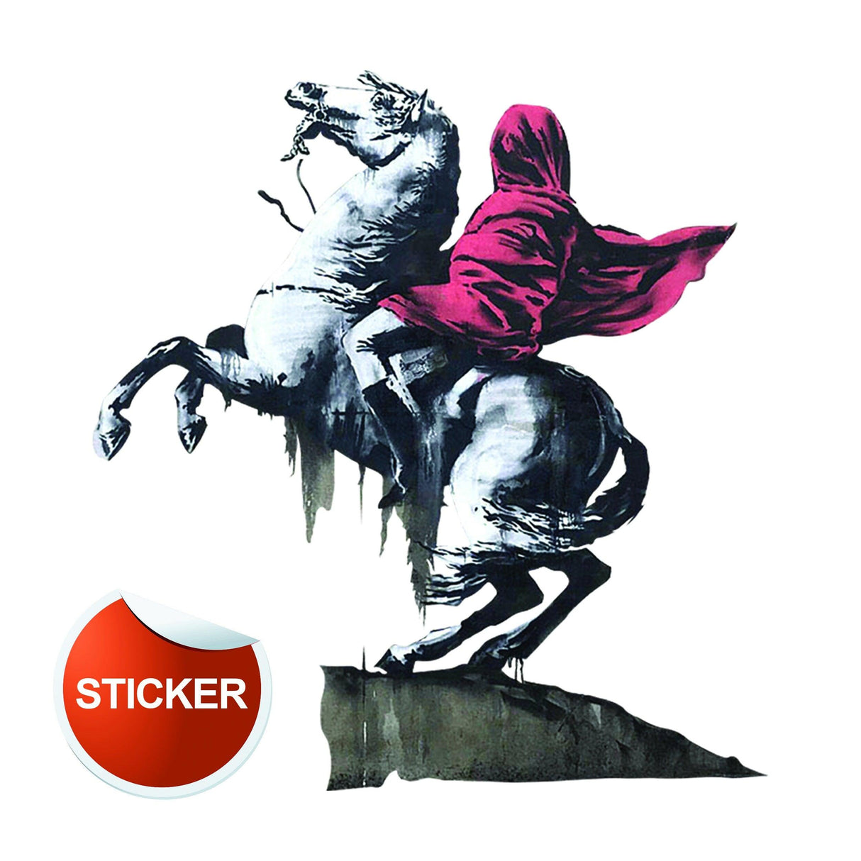 Banksy Napoleon Vinyl Wall Sticker - Art Home Decor Cool And Premium Waterproof Decal - Decords