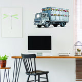 Banksy Animal Truck Vinyl Wall Sticker - Art Home Decor Cool And Premium Waterproof Decal - Decords