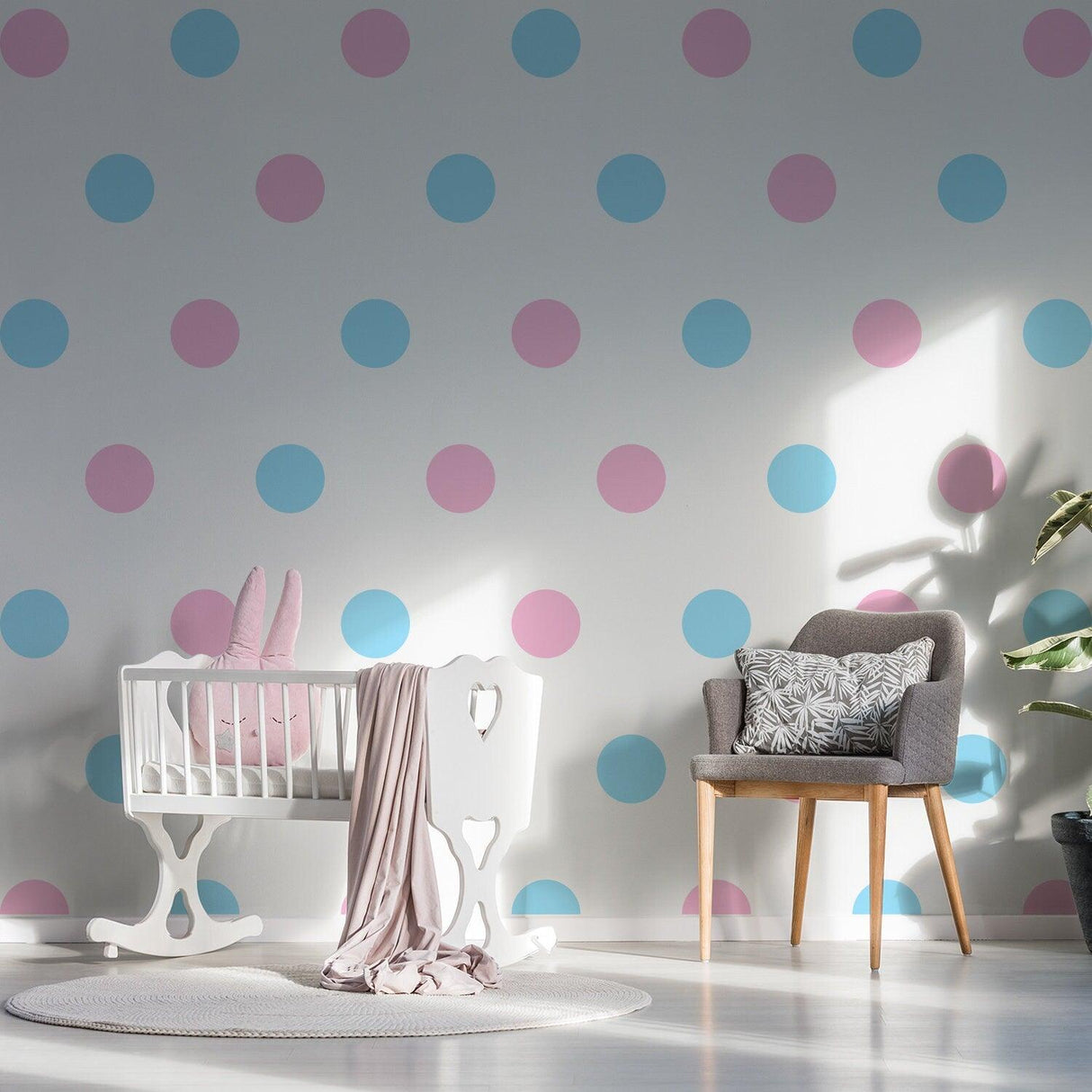 40x Circle Wall Vinyl Decals - Gold Dots Stickers Decal For Bedroom Kids Room Girls Nursery Decor - Decords