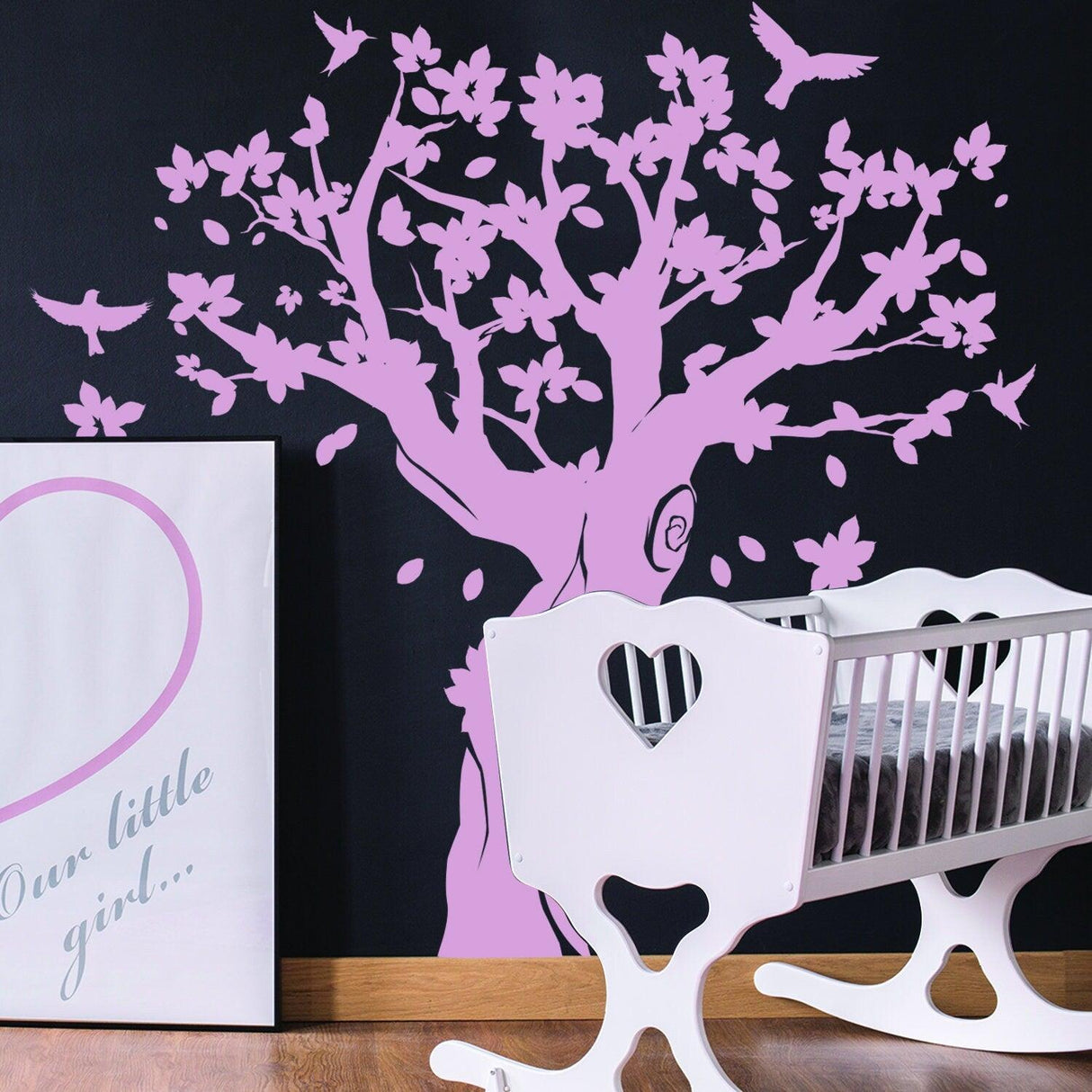 Tree Wall Decal Decor - Large Art Vinyl Sticker For Nursery Kids Room - Decords