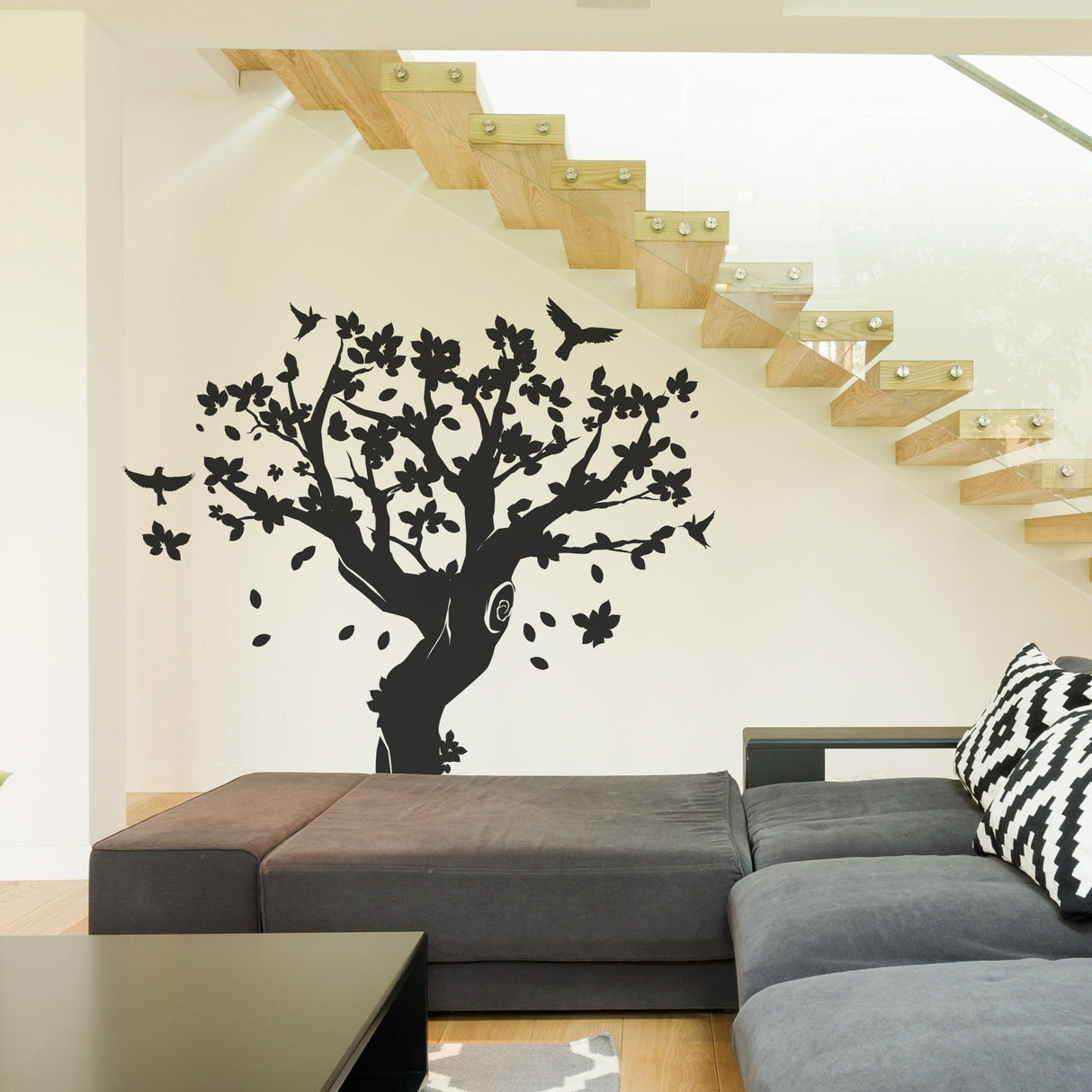 Tree Wall Decal Decor - Large Art Vinyl Sticker For Nursery Kids Room - Decords