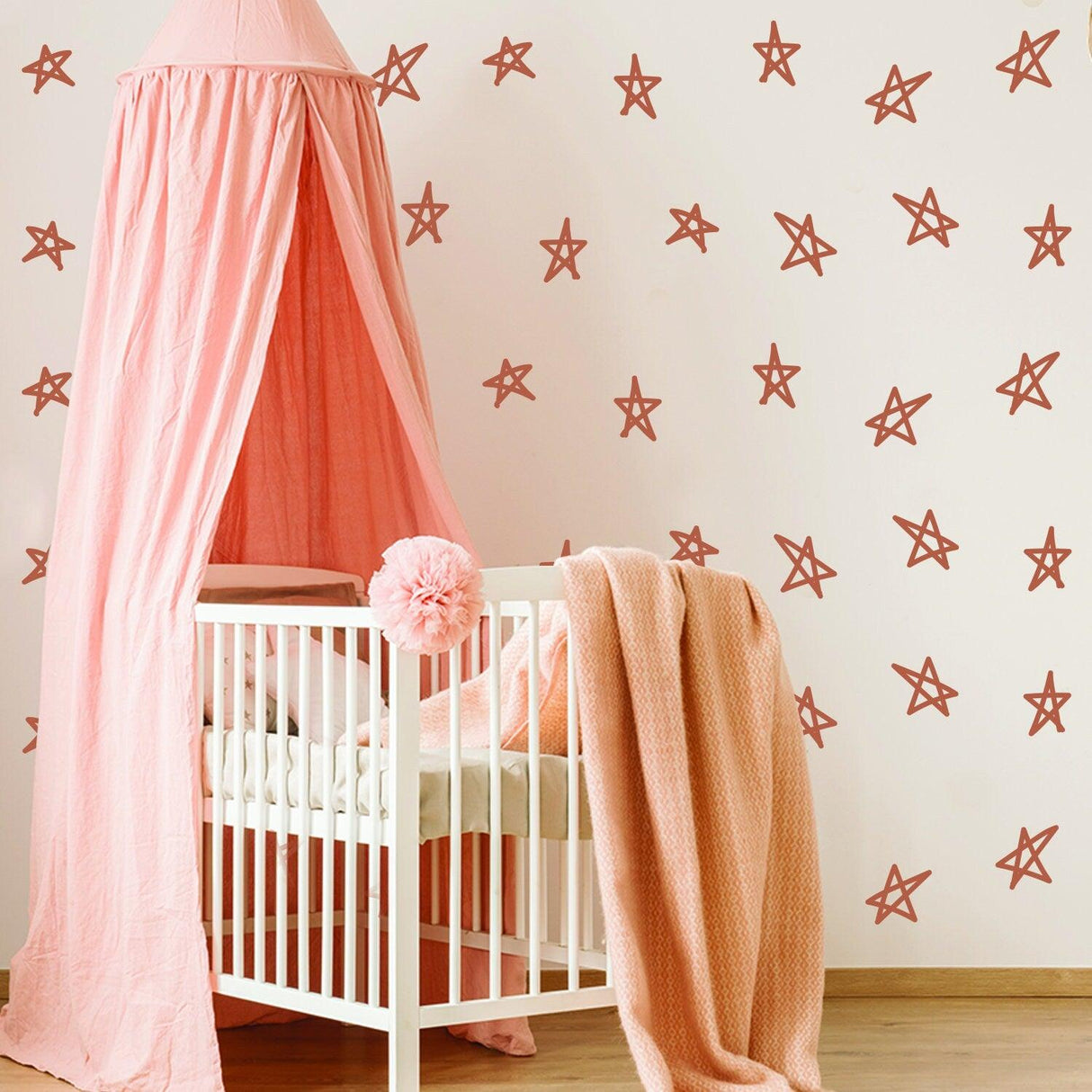 40x Star Stickers - Baby Shower Decor Set Vinyl Wall Twinkle Decal - Decords