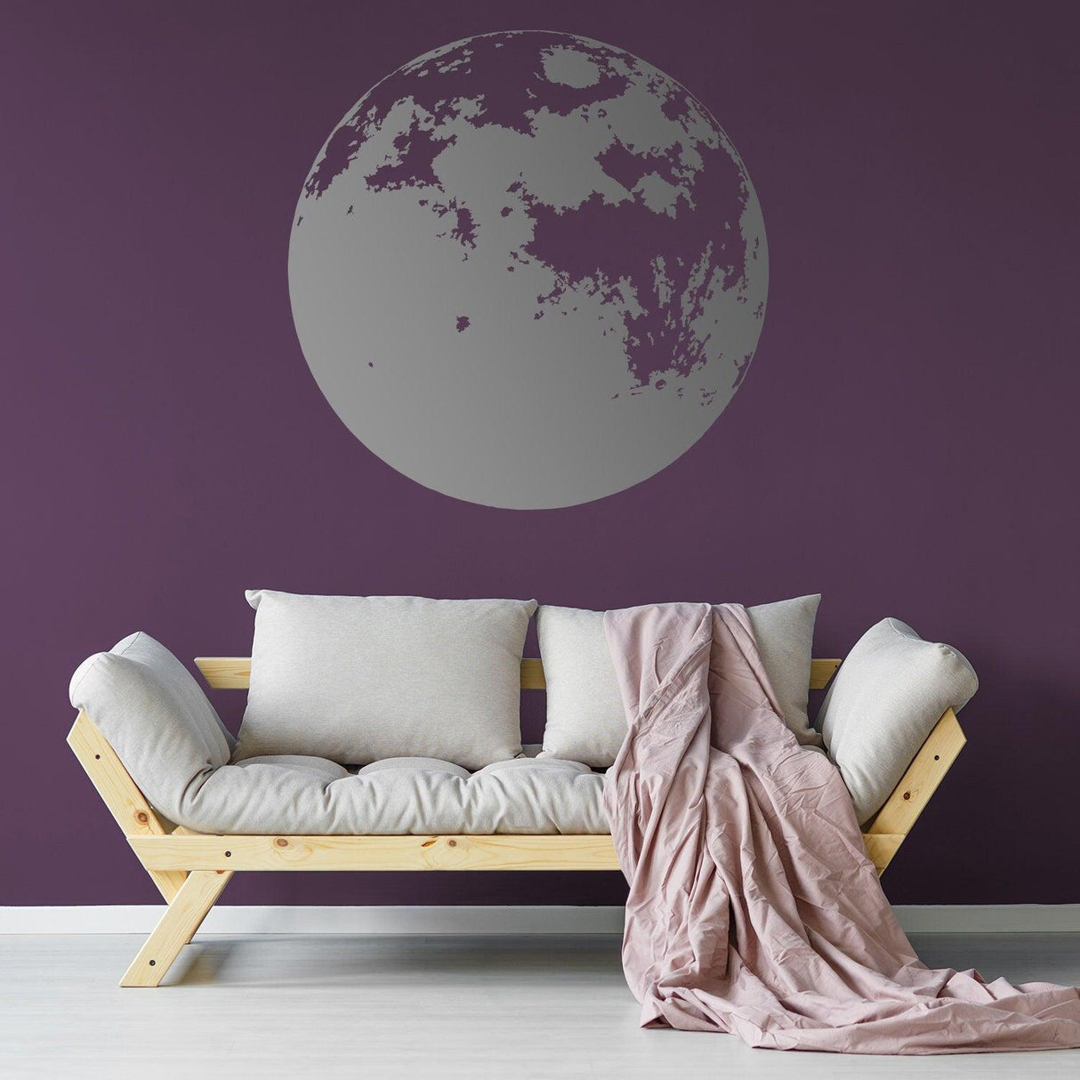 Moon Phase Wall Decor Decal - Kid Full Large Sticker For Nursery Baby Kids Room - Decords