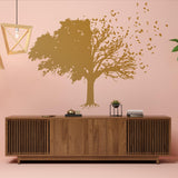 Tree Wall Decal Decor - Birds Leaf Branches Bedroom Living Room Decals - Decords