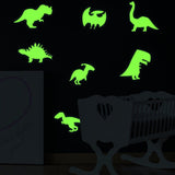 40x Glow In Dark Dinosaur Wall Room Decor Decal - Dinosaurs Art Boy Teen Kid Light Sticker Cool Boys Dino Glowing Vinyl Kids Decals Stickers - Decords