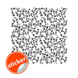 50x Leopard Animal Skin Sticker - Pack Of Cheetah Skins Print Decal Vinyl Wrap Stickers - Decords