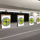 Range Shooting Targets Practice For Gun Rifle Pistol Airsoft Handgun - Large Outdoor Circle Paper Shoot Set - Decords