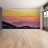 Sunset Wallpaper Decals - Peel Stick Nature Photo Self Adhesive Mural Wall Paper Decal - Decords