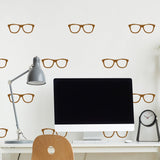 50x Glasses Wall Decals Decor - Spectacles Sticker For Bedroom Living Room - Decords