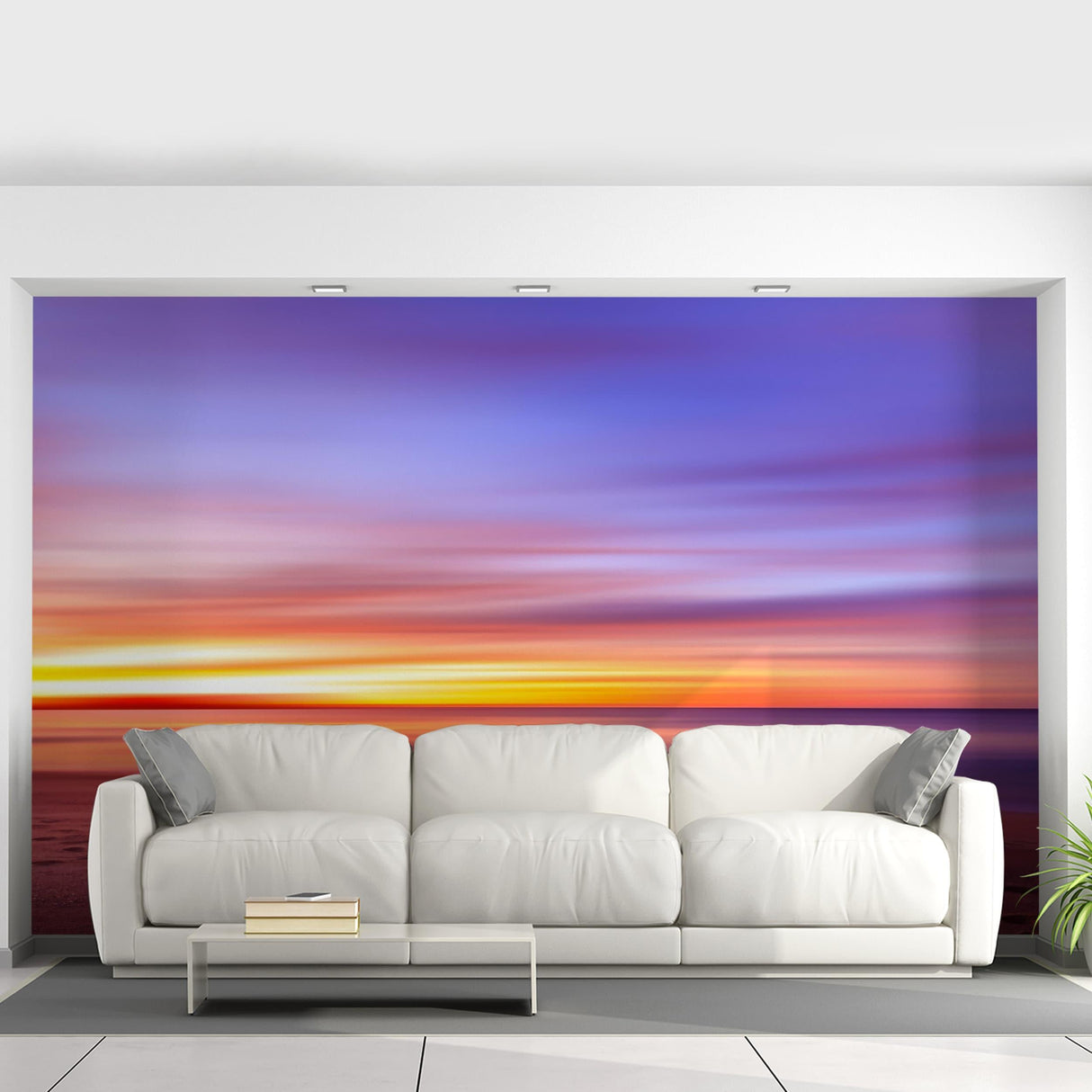 Sunset Wallpaper Decals - Peel Stick Nature Photo Self Adhesive Mural Wall Paper Decal - Decords