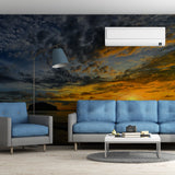 Sunset Wallpaper Decals - Peel Stick Nature Photo Self Adhesive Mural Wall Paper Decal - Decords