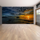 Sunset Wallpaper Decals - Peel Stick Nature Photo Self Adhesive Mural Wall Paper Decal - Decords